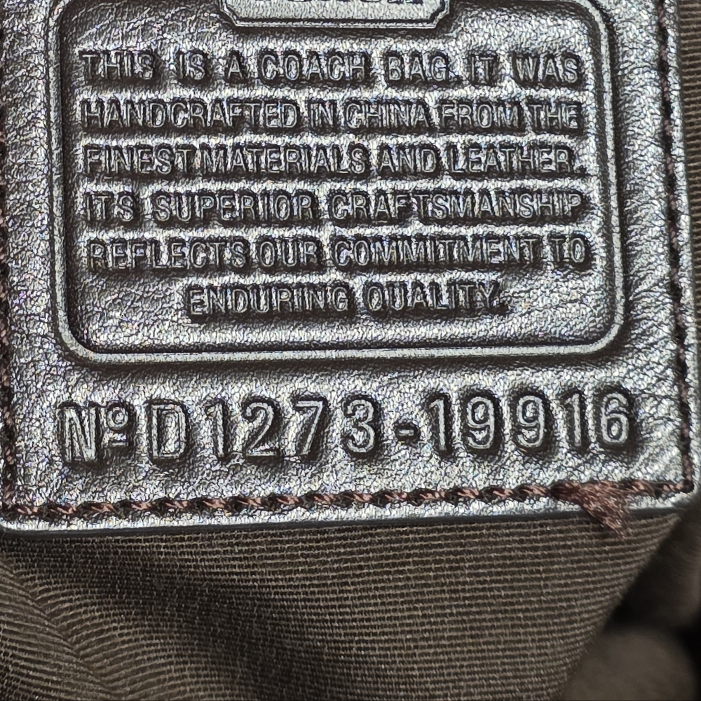 Coach LEGACY Signature Tote Bag - Picture 13 of 13